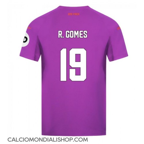 Maglie da calcio Wolves Rodrigo Gomes #19 Terza Maglia 2024-25 Manica Corta